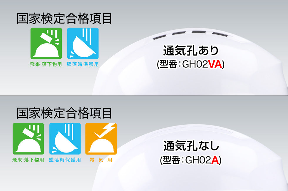 GRIT AIR+ 通気孔モデル GH02VA-WH